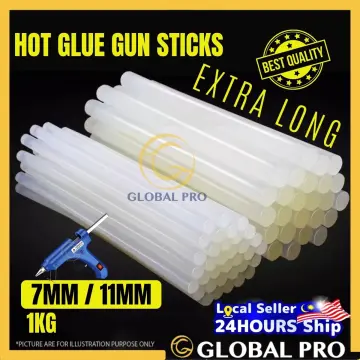 Black Hot Glue Sticks Silicone Rod for 7mm /11mm DIY Art Craft Home Fix  Repair