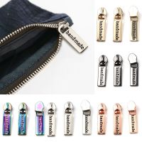 5Pcs DIY Handmade fashion Bag Metal Zipper puller Sliders For bag Garment Zipper Head Sewing Accessories 3.7x1cm