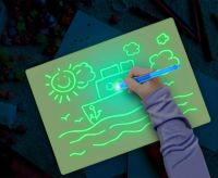 Fun Drawing Pad Board Glow in Dark with Light for Kids Painting Board Educational Toy and Developing Drawing or Writing Skills Drawing  Sketching Tabl