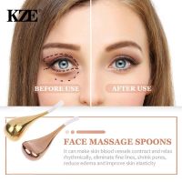 【YF】 2Pcs Ice Globes For Face Luxury Rose Gold Cryo Sticks Roller Cold   Heat Relief Beauty Facial Massage Tools Birthday Gift