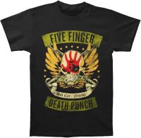 Five Finger Death Punch Mens Locked and Loaded T-Shirt Black