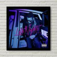 Jeremih คืนดึกอัลบั้มอัลบั้มเพลงปกโปสเตอร์ผ้าใบพิมพ์ลายภาพวาดตกแต่งบ้าน (ไร้กรอบ)