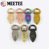 【cw】 10/20Pcs 10x34mm Leaf D Buckle Metal Handbag Strap Clasp Keyring Dog Chain Hooks DIY Leather Craft Sewing Accessories F1 20 ！