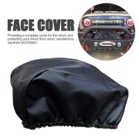 BH 1Pcs Electric Winch Protection Cover Black Dust Capstan Storage Waterproof Guard For 3500-17500lbs Car Trailer SUV Accessories