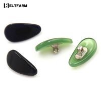 1 Pair Anti slip Jade Nose Pads Stick On Screw in Nose Pad For Eyeglasses Glasses Accessories 2022 Solid Black New Fashion