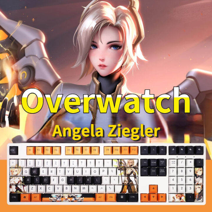 108 Keys Overwatch Game Animation Keycaps Cool Design Mechanical Keyboard Cap Lazada