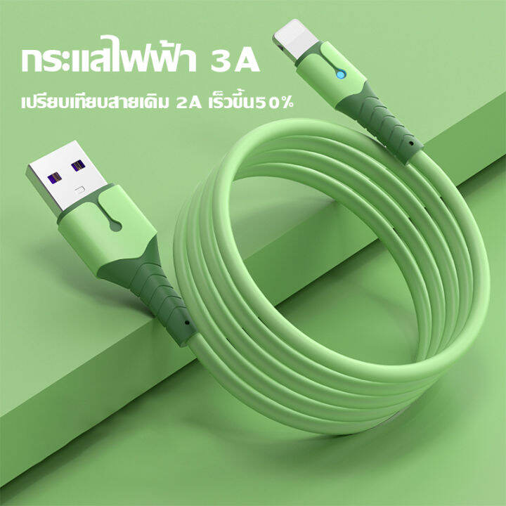 kinkong-สายชาร์จไอโฟน-3a-fast-charging-cable-ชาร์จอย่างรวดเร็ว-สายชาร์จ-iphone-1m-1-5m-2m-สายusb-to-lightning-for-iphone14-14pro-maxi13-mini-pro-max-i12-pro