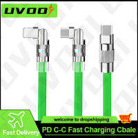 UVOOI Fast สายชาร์จ USB A ถึง Type C Lightning USB C ถึง C PD สายชาร์จสำหรับ iPhone 13 pro Max Samsung Xiaomi OnePlus-JHU STORE