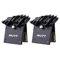 NUTT 2 Pair/4Pcs Disc Brake Pad MTB Bicycle Hydraulic Caliper Heat Dissipation Semi Metal Resin with Cooling