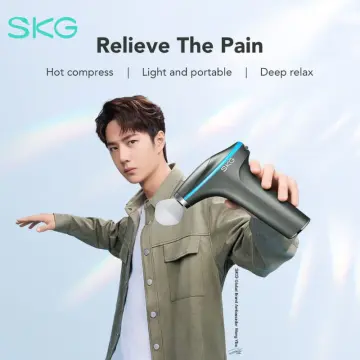 SKG G7-Pro Gray Battery Operated Pain Relief Compression Neck Massager