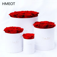 Romantic New Year Valentines Day Gift Immortal Eternal Flower Hug Bucket Gift Box Preserved Flowers Rose Dropshipping Wholesale