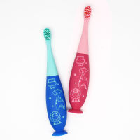 Marcus &amp; Marcus Reusable Toddler Silicone Toothbrush แปรงชนิดเปลี่ยนหัวแปรงได้รุ่นหัวแปรงซิลิโคน