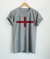 เสื้อยืดลาย ธงชาติอังกฤษ ประเทศ อังกฤษ England Flag เสื้อยืดสกรีน คอกลม แขนสั้น