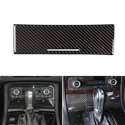 hot【DT】 Real Carbon Car Styling Panel Ashtray Cover Trim Touareg 2011 2012 2013 2014 2015 2016 2017 2018