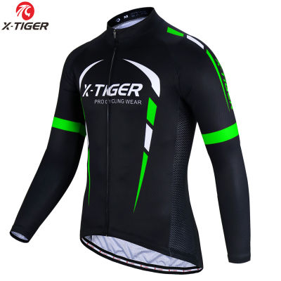 X-TIGER Long Sleeve Pro Cycling Jerseys Men MTB Bike Clothes Bicycle Cycling Clothing Maillot Ropa Ciclismo Tops Clothing