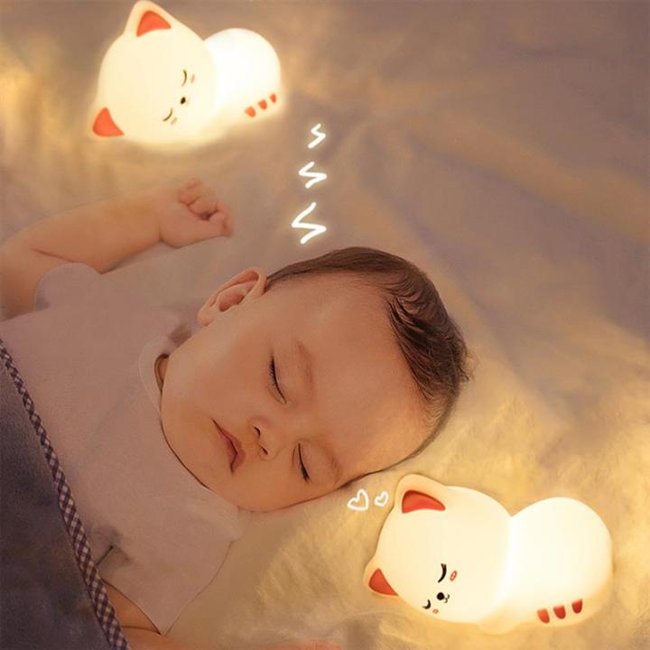cat-led-night-light-usb-rechargeable-warm-white-kid-bedside-tap-light-soft-silicone-decorative-lamp-for-bedroom-living-room