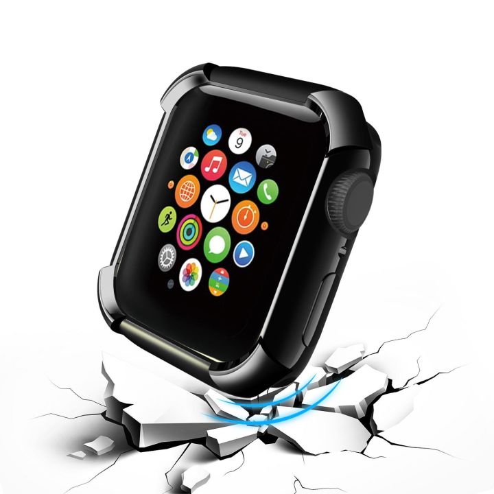 ชุบซิลิโคน-tpu-สำหรับ-apple-watch-series-4-case-44mm-40mm-shock-proof-watch-case-ฝาครอบป้องกัน