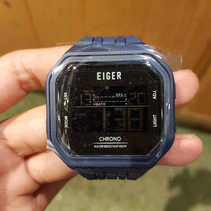 Original Eiger Jam Tangan Digital Linville Blue Lazada Indonesia