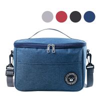 Food Thermal Lunch Box Bag Size Small Durable Waterproof Office Cooler Lunchbox Organizer School Kids Insulated Case with Strap