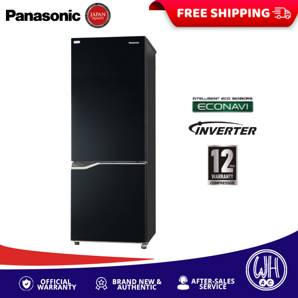 panasonic glass door refrigerator