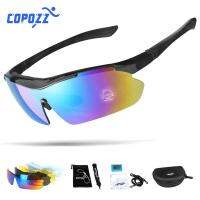 Copozz Polarized Cycling Glasses Outdoor MTB Mountain Goggles Eyewear Bicycle Sun Glasses Bike Sport Sunglasses Myopia 5 Lens