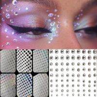 Eyeshadow Diamond Sticker Mixed Size Face Body Festival Party Decoration Self Adhesive Colored Diamonds Stickers Nail Rhinestone