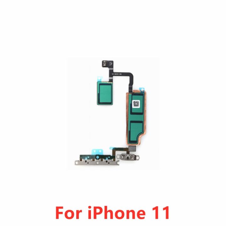 แผงสายเคเบิลยืดหยุ่นกับริบบิ้นปุ่มปรับระดับเสียงสำหรับ iPhone 11ชิ้นส่วนอะไหล่ LPX3762