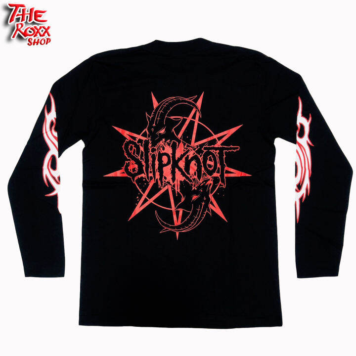 เสื้อวง-slipknot-ms-160-แขนยาว-เสื้อวงดนตรี-เสื้อวงร็อค-เสื้อนักร้อง