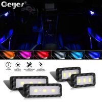 【CW】 Ceyes 12V Car Atmosphere Ambient Inner Door Bowl Handle Lights Armrest Interior Accessories