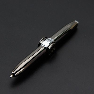 ปากกาปากกาลูกลื่นไฟ LED หมุนได้อเนกประสงค์สุดสร้างสรรค์ปากกาอุปกรณ์เครื่องเขียนสำหรับโรงเรียนสำนักงานแฟชั่น
