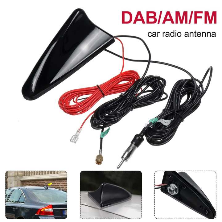 Universal Car Auto Roof Radio AM FM +Active DAB Car Radio Aerial