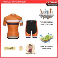 [IN STOCK]AIPEILEI Mens Cycling Jersey Cycling Short Sleeve Cycling Shorts Cycling Clothing Set Gel Pad Short Sleeved Road Bike Bicycling Shorts