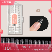 Jacky 240pcs GEL x fake nails TIP Press ON EXTENSION acrylic ปกปิดเล็บเท็จ