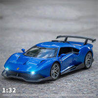 1:32 Diecast รุ่นรถ Miniature P80C Concept Supercar โลหะ Racing รถของขวัญเด็กของเล่นคริสต์มาส Boys