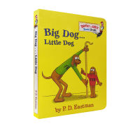 Original big dog in English Little dog big dog little dog paperboard Book Dr. SUSEs book on learning antonyms for early childhood enlightenment