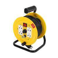 ล้อเก็บสายไฟ 4 ช่อง ELECKTA ET-MB1510 3600 วัตต์ 10 เมตร เหลืองEXTENSION CORD REEL ELECKTA ET-MB1510 4-OUTLET 3600W 10M YELLOW **บริการเก็บเงินปลายทาง**