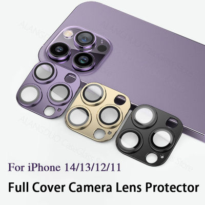 Metal Camera Protector Glass For iPhone 14 13 12 11 Pro Max 13 Mini Protective Glass For iPhone 14pro 13Pro Max Camera Lens Case