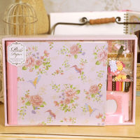 ENOGREETING DIY cute floral beautiful baby memories lover scrapbooking photo album set  Photo Albums