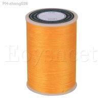 78M 0.8MM Yellow Flat Waxed Polyester Thread Cord for Handcraft Leather