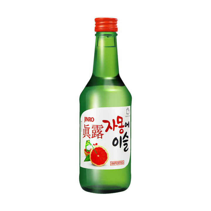 Korea imported real dew fruity soju strawberry grape grapefruit plum