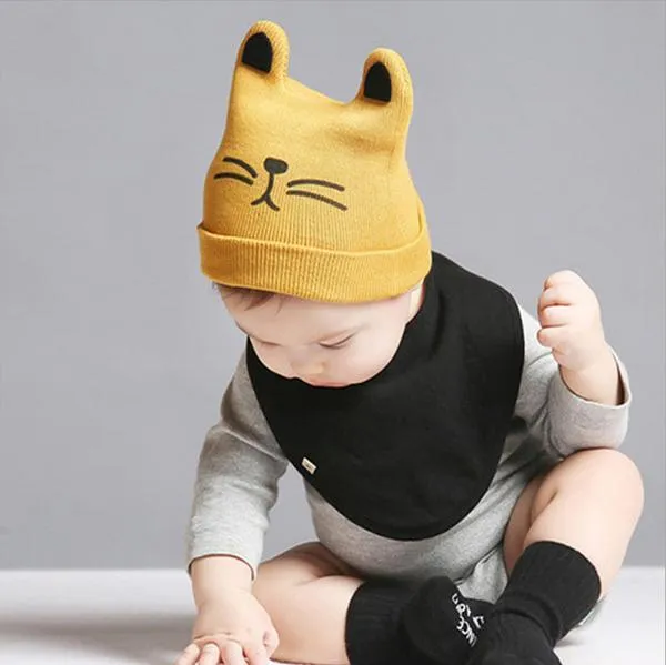 A Baby Infant Head Cap COTTON HAT Warm Hat Cat | Lazada PH