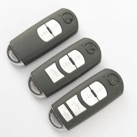 AHlmsm Smart Remote Key Shell สำหรับ Mazda 2/3/4ปุ่ม X-5 Summit M3 M6 Axela Atenza CX-3 CX-5 CX-9พร้อมใบมีดที่ว่างเปล่ารถอุปกรณ์เสริม