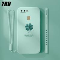 YBD Maple Leaf เคสโทรศัพท์มีลายสำหรับ OPPO A5S A7 A12 A11K ปลอก,2021ดีไซน์ใหม่รูปแบบด้านที่แม่นยำฝาครอบเลนส์ป้องกันเลนส์ด้วยเชือกฟรี