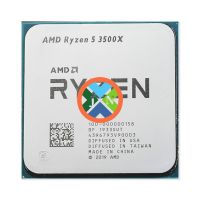 ใช้ AMD Ryzen 5 3500X R5 3500X 3.6 GHz หกแกนเครื่องประมวลผลซีพียูเกลียว7NM 65W L3 = 32M 100-000000 158ซ็อกเก็ต AM4