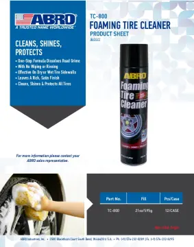 Foaming Tire Cleaner - ABRO