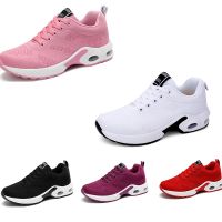 [Flying shoes]แฟชั่นรองเท้าผ้าใบสตรีเบาะอากาศนุ่มก้นรองเท้าวิ่งกลางแจ้งตาข่ายระบายอากาศของขวัญเทนนิส