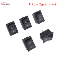 MARBIT 5ชิ้นสวิตช์ปุ่มกดเปิด-ปิด2ตำแหน่ง KCD1 2/3Pin