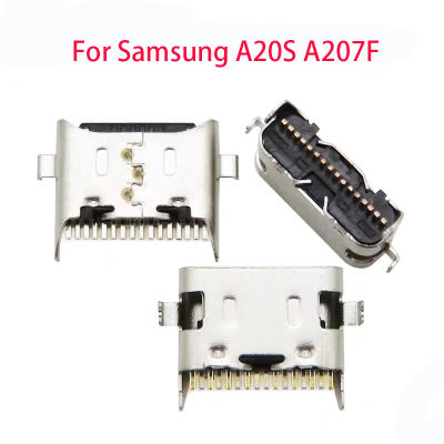 USB ดั้งเดิมแท่นชาร์จปลั๊กช่องเสียบเครื่องชาร์จซ็อกเก็ตแบบเปลี่ยนสำหรับ Samsung Galaxy A20s A207F