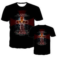 Knights Templar Men Women 3D Printed T-shirt, Summer Casual Top, Harajuku Style COOL TEE Plus Size