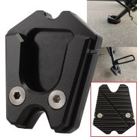 Motorcycle Black Side Kickstand Stand Extension Support Plate Pad For Vespa GTS 300 GTV 3Vie Sprint LX Scooters